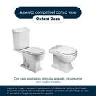 Tampa De Vaso Almofadada Oxford Bege | Creme Para Bacia Deca